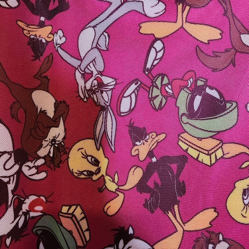 3X 22W 24W Torrid Pink Looney Tunes Bugs Bunny Mini Mesh T Shirt Dress, slip dre - Picture 5 of 10